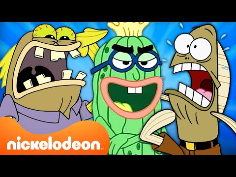 40 MINUTES Of SpongeBob's Best Background Characters! | Nickelodeon Cartoon Universe