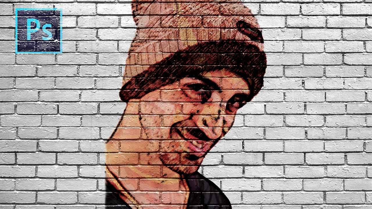 Graffiti Art Effect | Photoshop Tutorial | Ayaz Designing