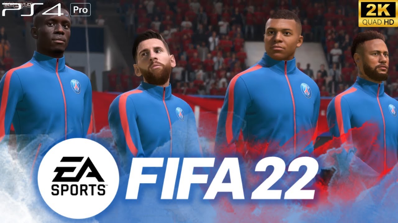 FIFA 22 - Champions League - Quartas de Final - Gameplay PS4 Slim 