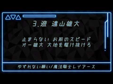 石川ミリオンスターズの原曲がアニソンの応援歌で1-9