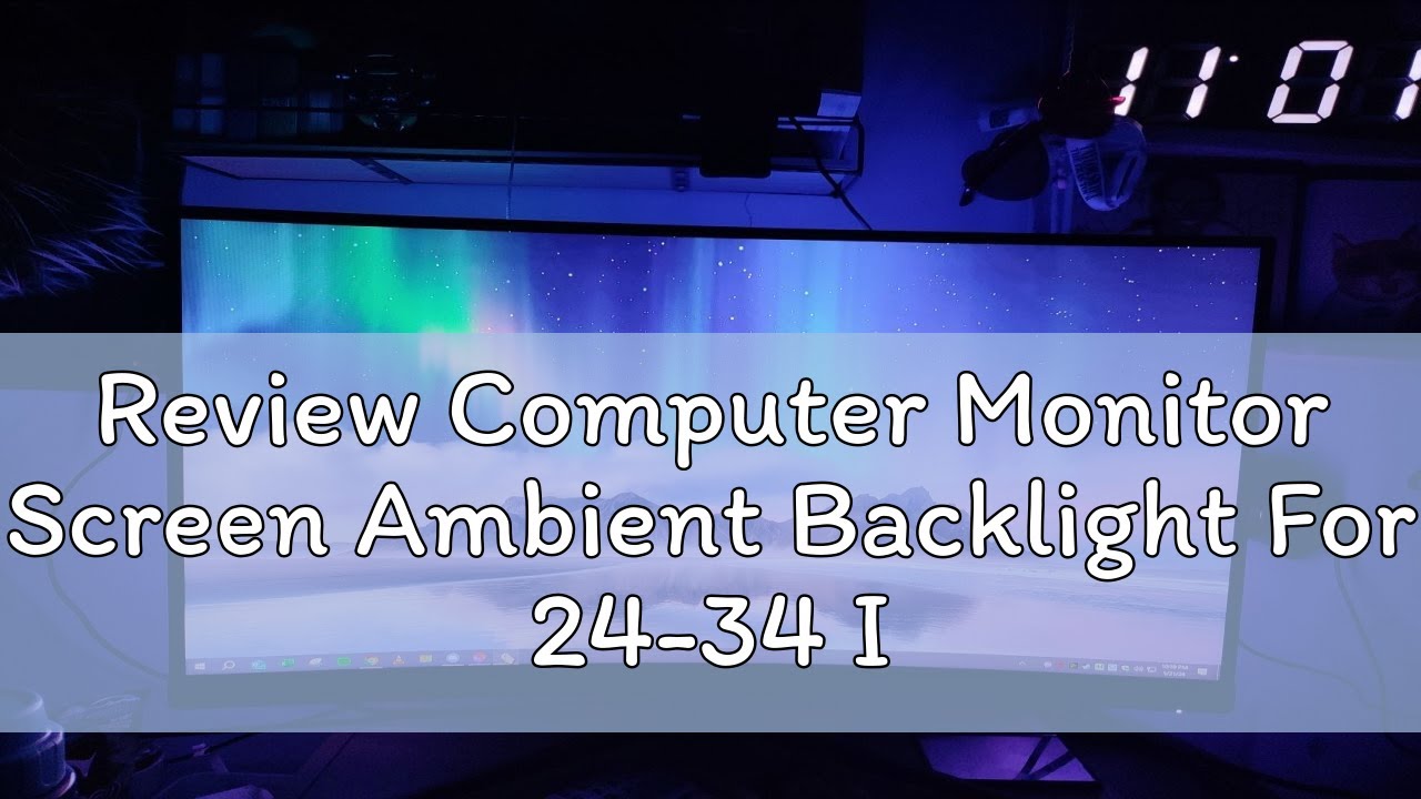 Review Computer Monitor Screen Ambient Backlight For 24-34 Inch Color ...