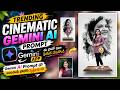 Girls Monochrome Splash Effect Photo Editing Gemini AI Prompt Telugu | Black&White Splash Edit 2026