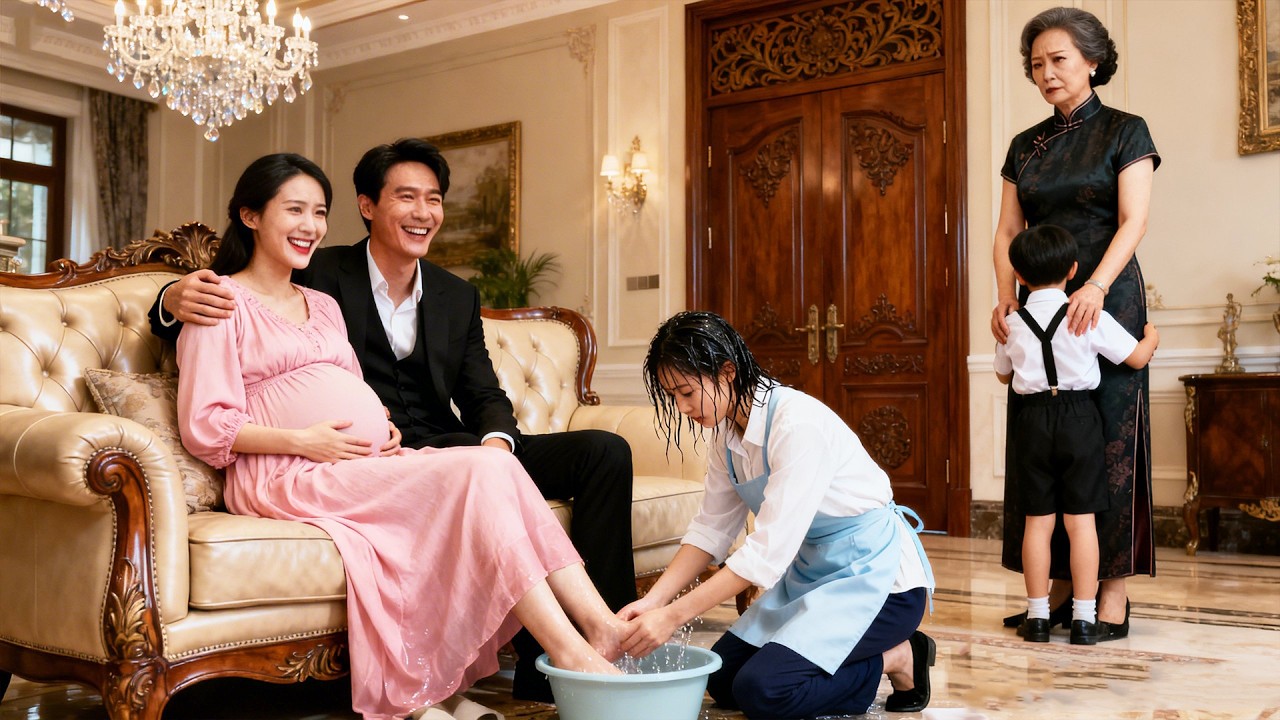 Husband forced wife to wash pregnant lover's feet; disappointed,she divorced,married CEO,he regret!