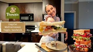 My Favorite Sandwich! | CopyCat Panera Bread Mediterranean Veggie Sandwich | Cook With Me | Shaelyn