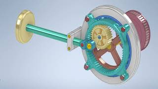 Mechanisms of Rotary Piston - Converting Rotation Motion into Linear Motion - Mechanical Principle