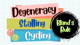 Degeneracy in LPP l Stalling l Cycling l Bland's Rule l Simplex Method l Explanation in Malayalam