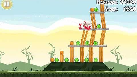 Official Angry Birds 3 Star Walkthrough Theme 2 Levels 1-5