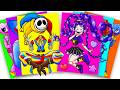 Poppy Playtime 5 - Happy Side Out! Prototype make friend with Lily LoveBraids | Sticker Book DIY