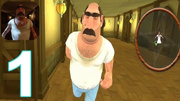 Virtual Scary Neighbor Game - Gameplay Walkthrough Part 1 (IOS/Android)