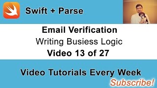 Email Address Confirmation. Swift + Parse.
