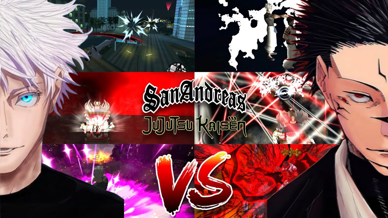 GOJO VS SUKUNA FULL FIGHT Jujutsu Kaisen | GTA San Andreas Mod