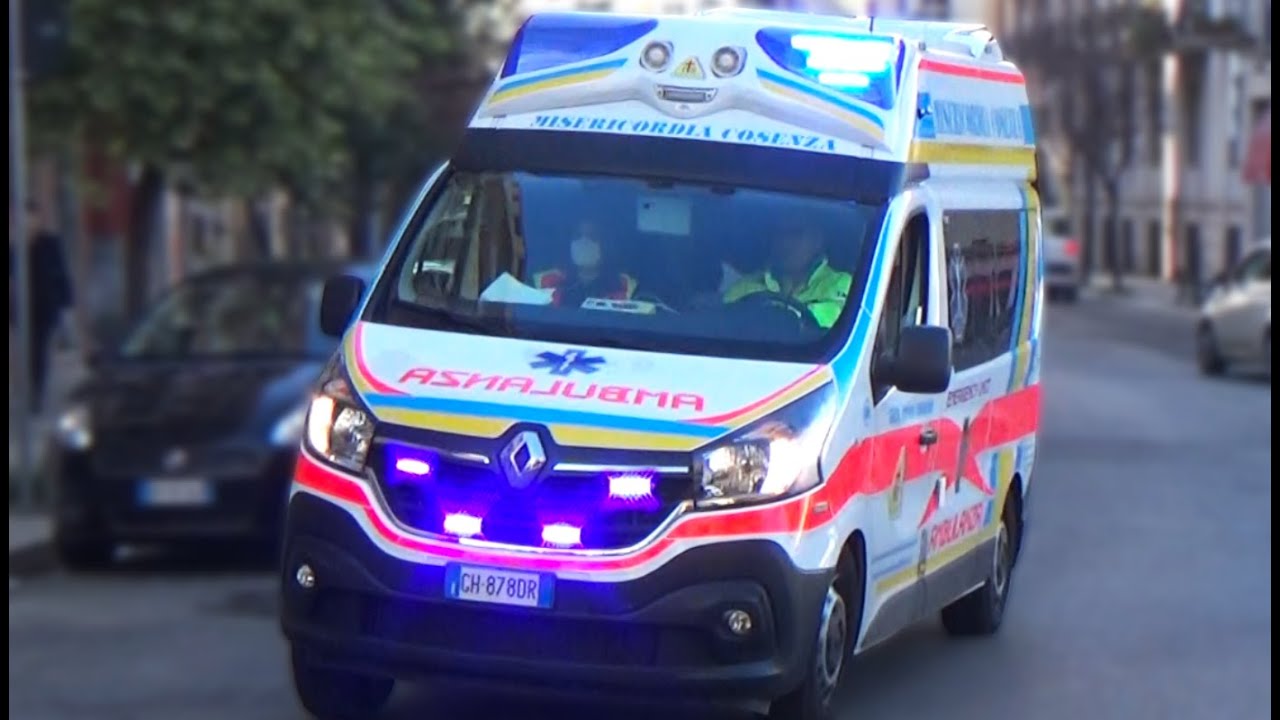 [NEW] Ambulanza Misericordia Cosenza in emergenza  - Italian ambulance responding code 3