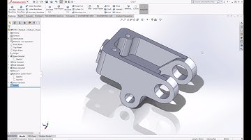 L12: Advanced Molding Tool Tutorial 4 | Extrude Cut | Hole Wizard | Mirror | SolidWorks Tutorial