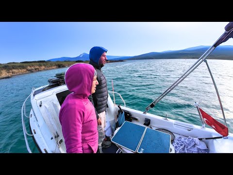 Teknede Fırtınalı Gece | Çeşme'den Foça'ya Balık Avı Merası Denemeleri!