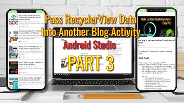 Jsoup Tutorial - Website data Pass RecyclerView to Another PART 3