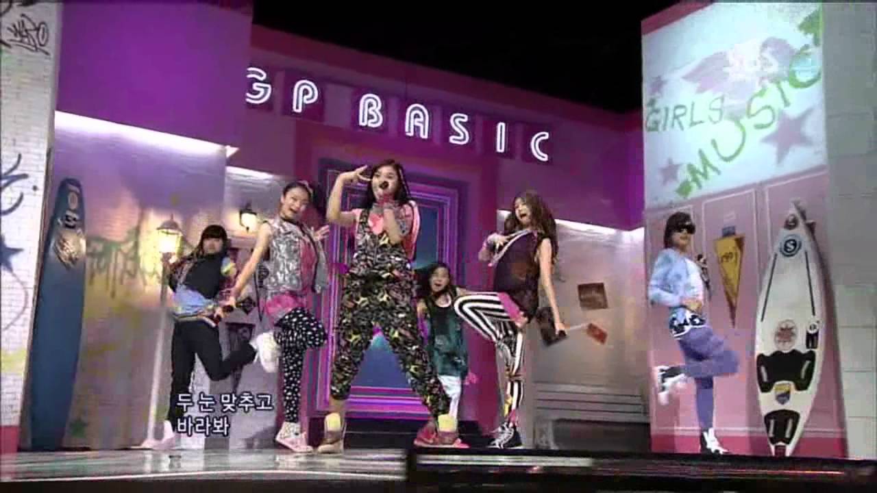 GP Basic - Game (GP BASIC - Game) @ SBS Inkigayo Популярная песня 100815