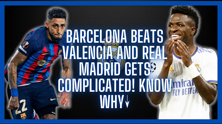 Barcelona defeated Valencia with a goal by Raphinha and Real Madrid gets complicated!