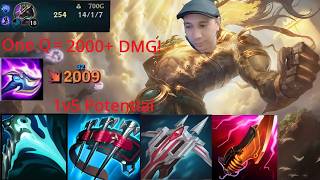 2000  DMG Every Q With This One Tap Nasus Build - 1v5 Potential