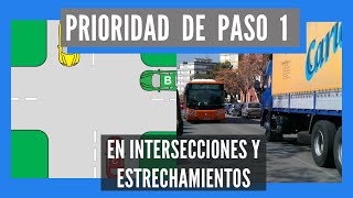 🔀 PRIORIDAD DE PASO 1🔥TEMA MUY IMPORTANTE 🔥 Intersecciones y pasos estrechos 🎯 PROFESOR AUTOESCUELA