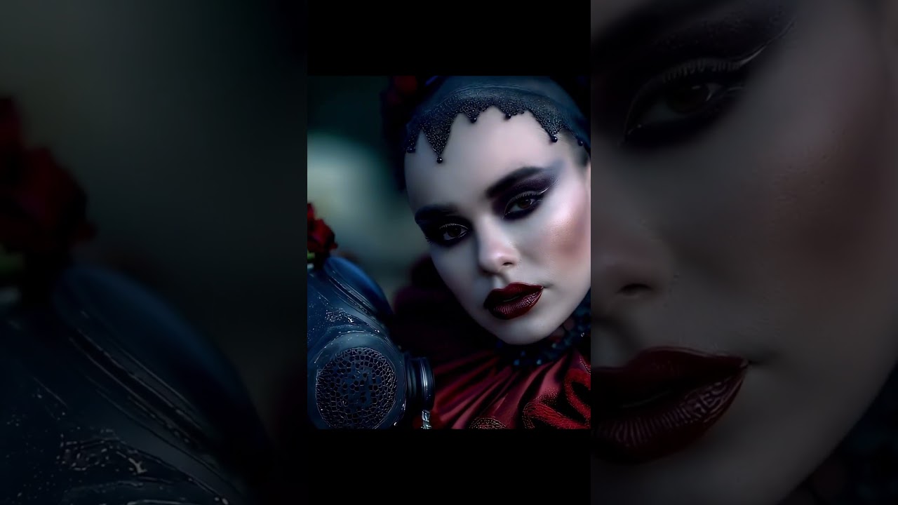 Silence Prevails in the Dark. AI Gothic Fantasy Futurism.