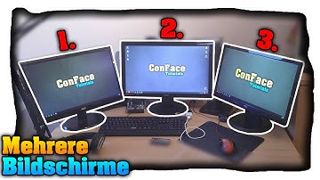 Mehrere Bildschirme an einem PC nutzen! Anschließen &. Konfigurieren! - Tutorial