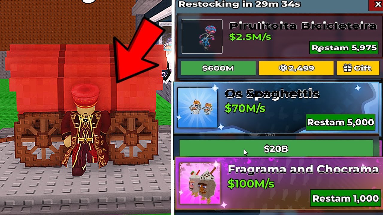 NOVO BUG DO BRAINROT DEALER! PEGUEI 2 NOVOS SECRETOS FAZENDO ISSO.... ROUBE UM BRAINROT!