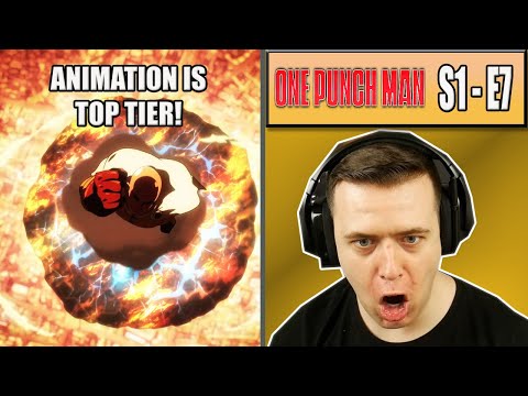 THE FIGHT SCENES IN THIS SHOW ARE SO GOOD! - One Punch Man Episode 7 - Rich Reaction