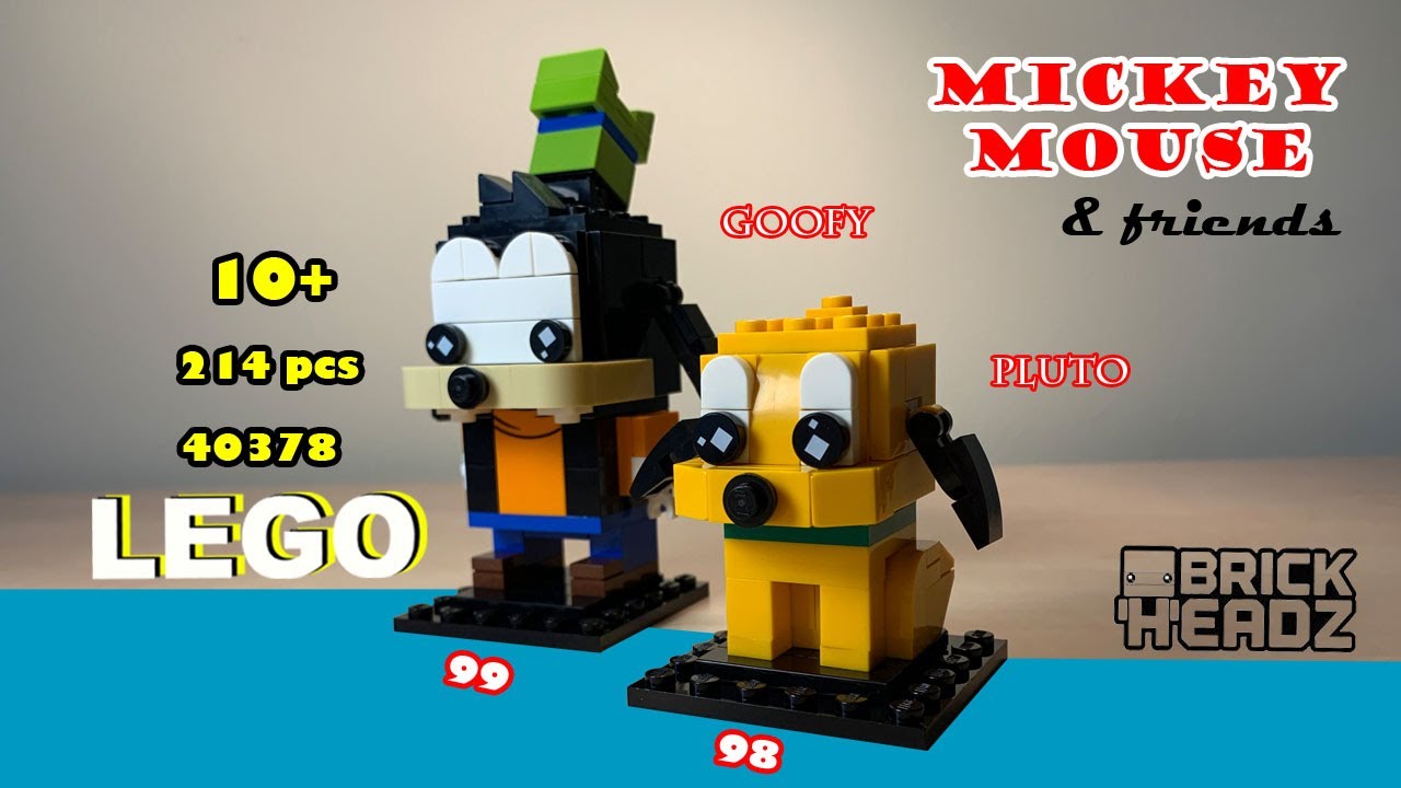 LEGO BrickHeadz 40378 Pluto and Goofy (LEGO Speed Build)