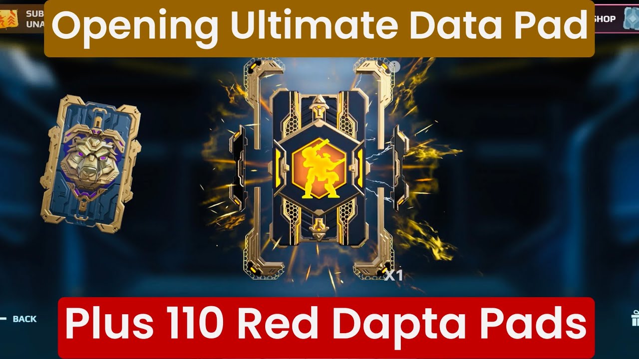 Opening Ultimate Data Pad and 110 Red Data | War Robots Gameplay - YouTube