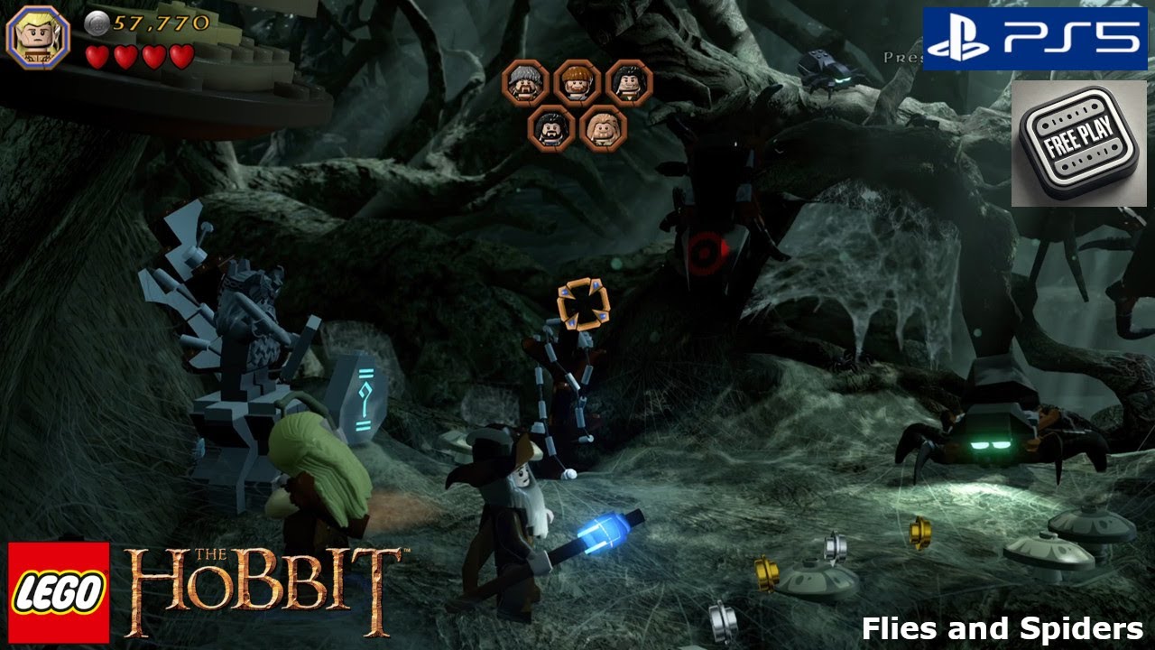 Lego-The Hobbit: Flies and Spiders | All Minikits, Treasure Items, Blacksmith Designs