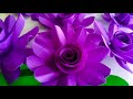 Easy paper flowers / How to make paper flowers /Paper craft by KovaiCraft