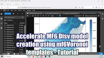 Accelerate MF6 Disv model creation using mf6Voronoi templates - Tutorial