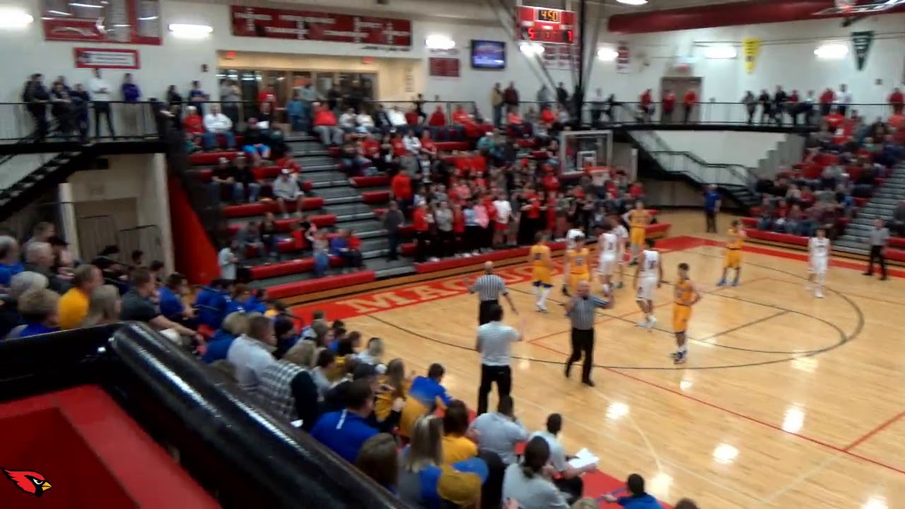 2019 0104   Benton Bobcats @ Maquoketa Cardinals   Boys Varsity