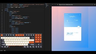 ASMR Programming - Coding  Unit Converter- No Talking