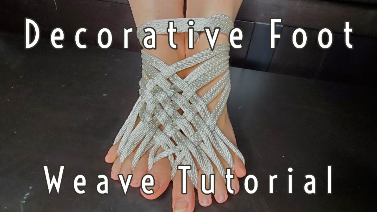 Decorative Foot Weave Shibari Tutioral YouTube
