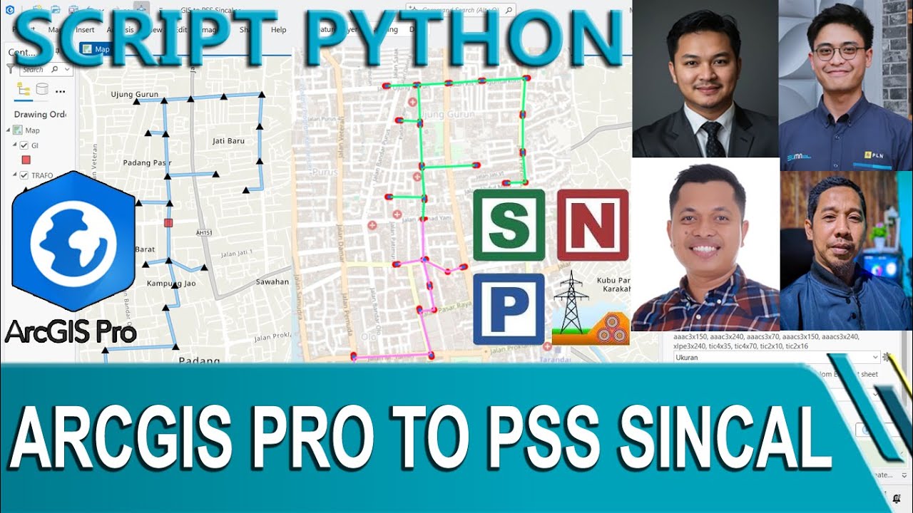 ArcGIS Pro to PSS Sincal | ArcGIS Pro | PSS Sincal | Script Python | SSoT (Sumbar Soeper Tools) ||
