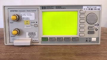 Agilent 8163 A Lightwave Multimeter (A# 46967)