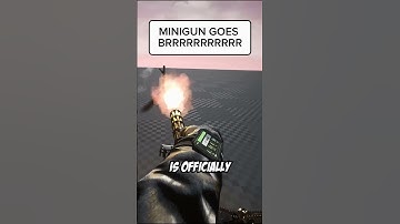 We caved. Minigun is coming! #pcvr