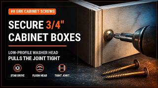 GRK Fasteners 8 Low Profile Cabinet Washered Screws