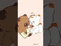 【ゆる～～い手書きアニメでほっこりする？】みんなGWの予定は？　#てnこ #ぽnきち #アニメーション