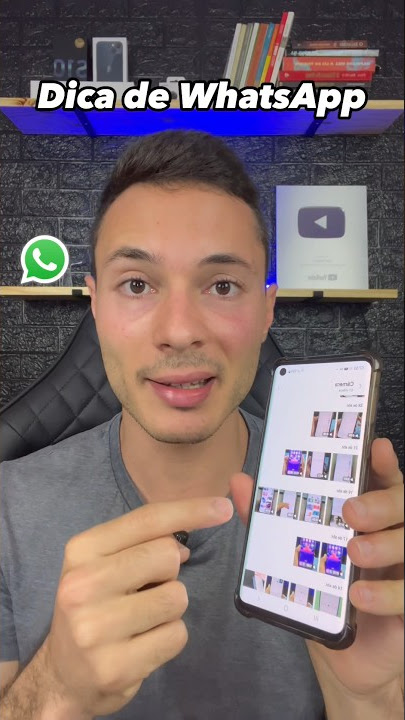 Como desativar o salvamento automático de fotos e vídeos no WhatsApp #dicas #whatsapp #android
