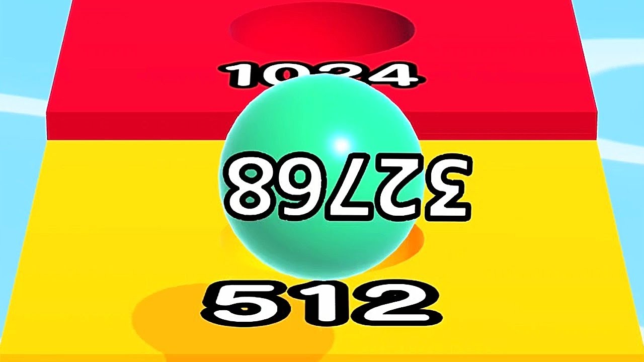 Ball Run Infinity Number Up To (128M, 256M, 512M, 1024M) ! All Levels ...