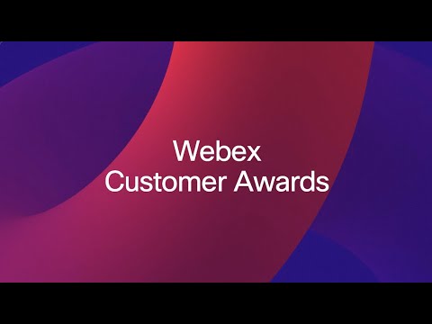 2021 Webex Customer Award Winners - YouTube