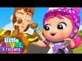 Learn To Ride A Bike with Princess Jill | Safety Song | Little Angel And Friends Kid Songs