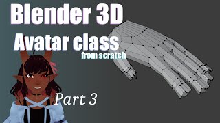 Part 3 How to make a basic hand in Blender | VTuber VRchat Avatar .etc