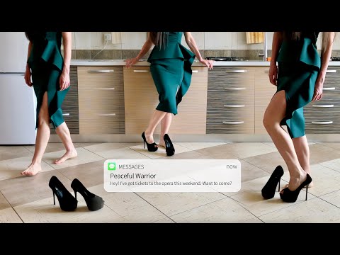 Peaceful Warrior in Crushing Land: High Heels & Bare Feet! Oddly Satisfying ASMR
