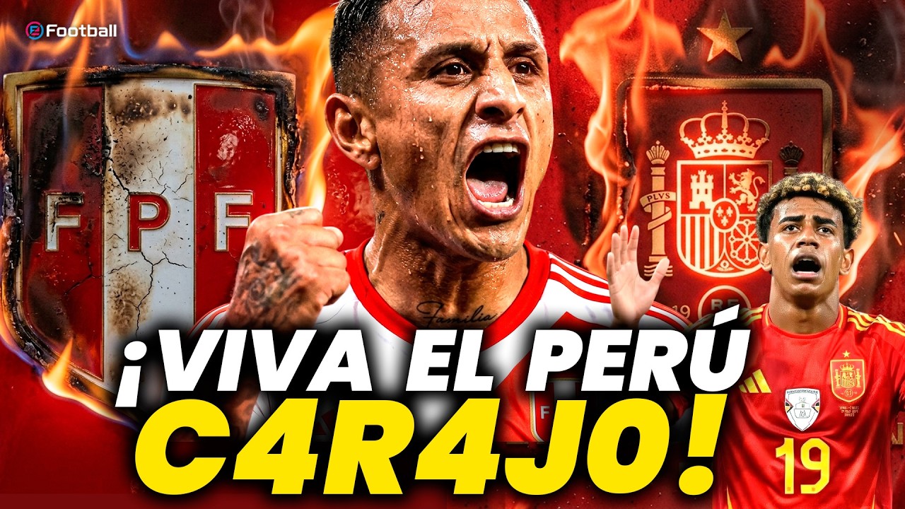 PERÚ ganó 2 a 1 a ESPAÑA con goles de YOTÚN y NORIEGA