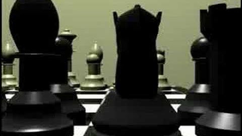 Chess set model in 3Dmax