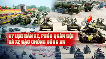 Uy lực dàn xe, pháo Quân đội và xe đặc chủng Công an trong Lễ diễu binh diễu hành 2/9 | VTV24