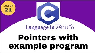 pointers in c language in telugu